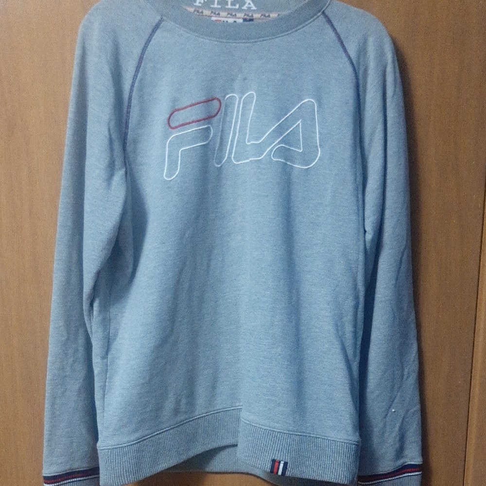 Fila Men's Blue Crewneck Sweater